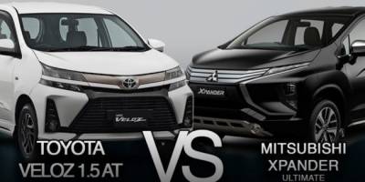 Mitsubishi Xpander vs Avanza Veloz 2019